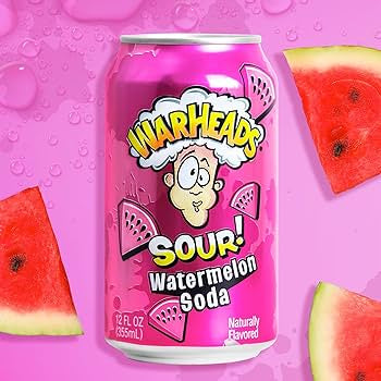 Warheads Sour Soda Watermelon