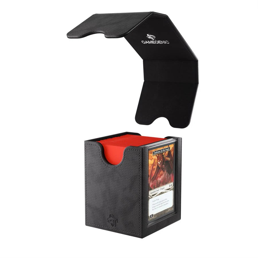 Deck Box: Squire Plus XL Black (100ct)