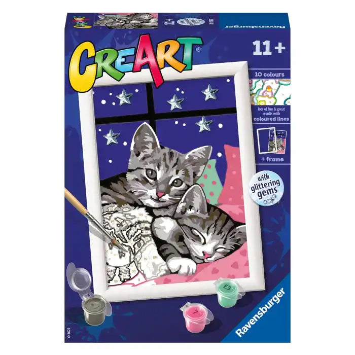 CreArt Sleepy Kitties (Gems) 5x7