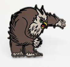 Monster Index: Owl Bear Enamel Pin