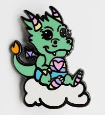 Baby Monster: Dragon Enamel Pin