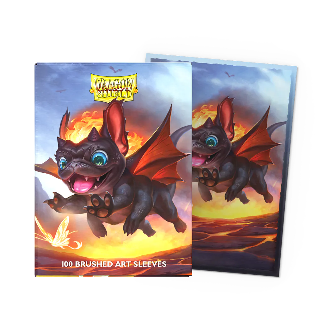 Dragon Shield 100 Brushed Art Sleeves - Wufdragon