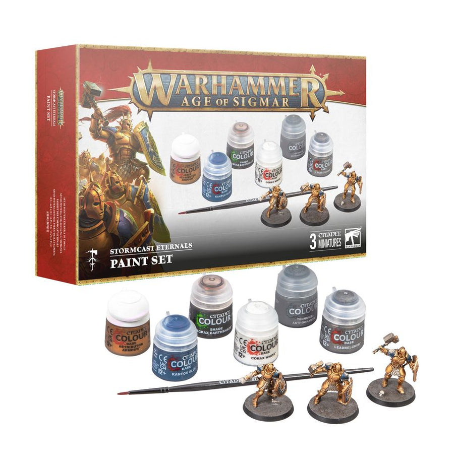 Warhammer Age of Sigmar Stormcast Eternals  & Paint set