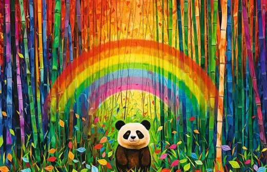 Bamboo Panda 200 pc