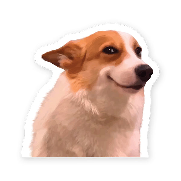 StickerYou - Laughing Corgi