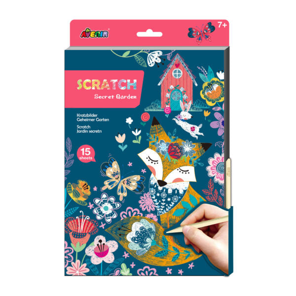 Secret Garden Scratch Book