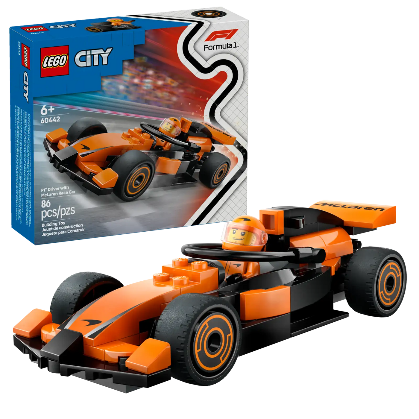 F1® Driver with McLaren Race Car 60442