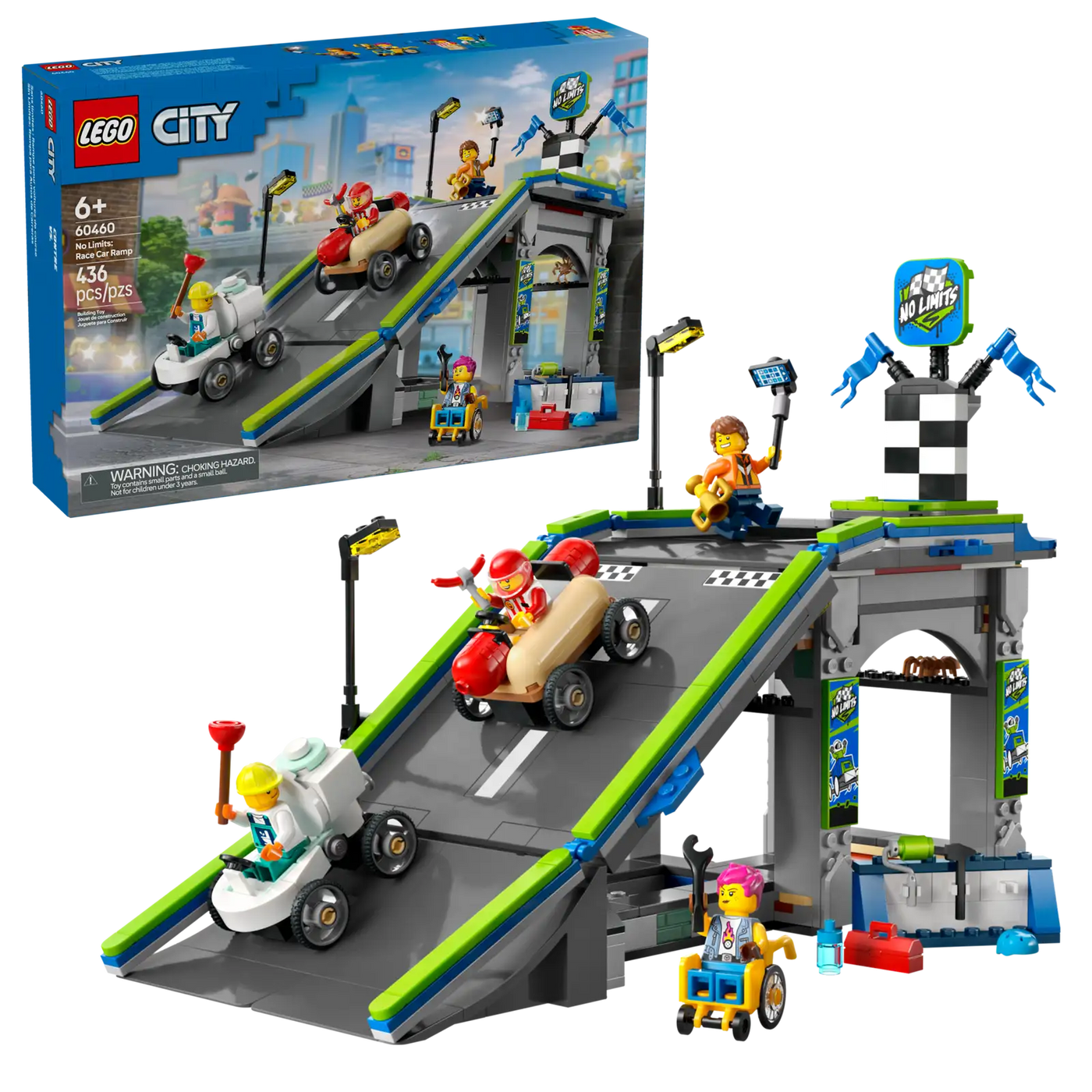 No Limits: Race Car Ramp Track