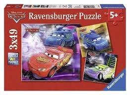 Disney’s Cars - World Wide Racing Fun - 3x49 pcs