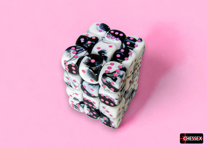 Gemini Black-White/Pink 36 D6