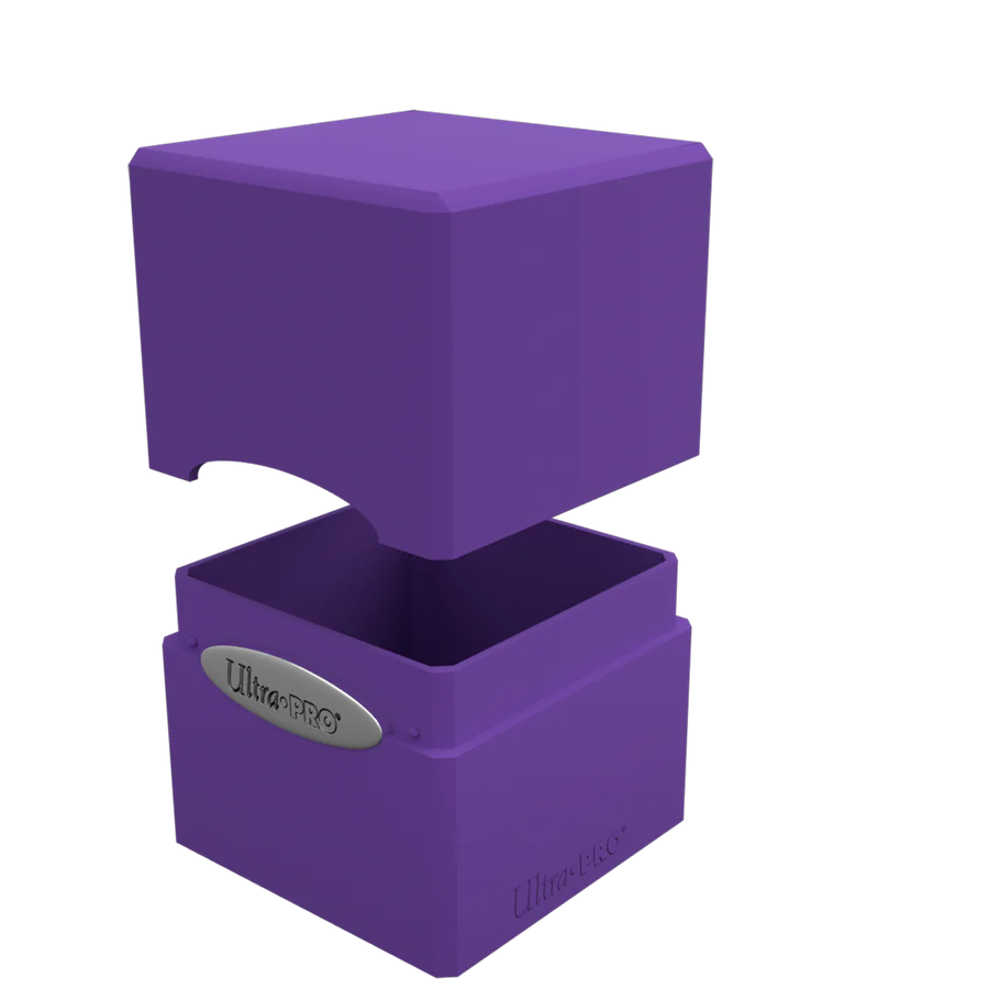 Deck Box Satin Cube - Royal Purple