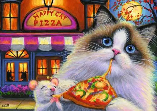 Happy Cat Pizza - 35pc