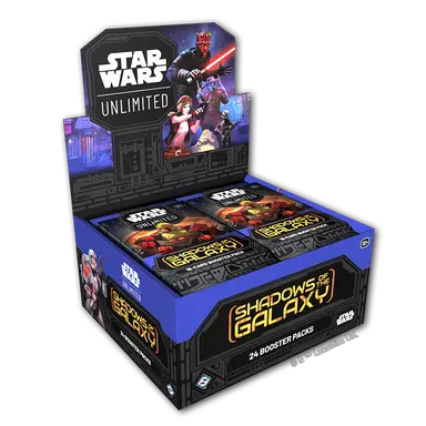 Star Wars: Unlimited: Shadows of the Galaxy Booster Display