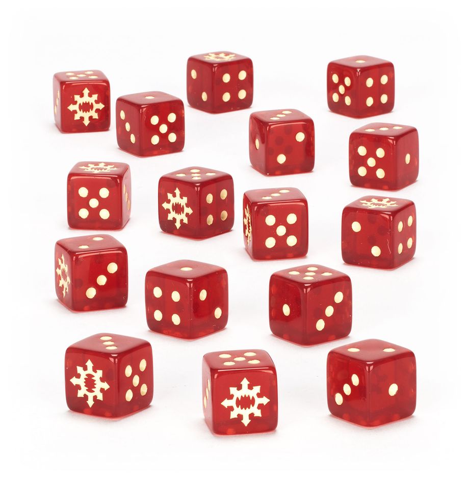 Warhammer 40K World Eaters Dice Set