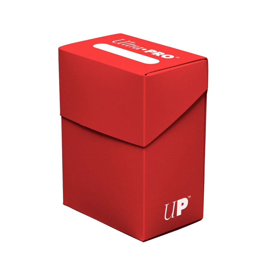Ultra Pro 80+ Card Deck Box: Red