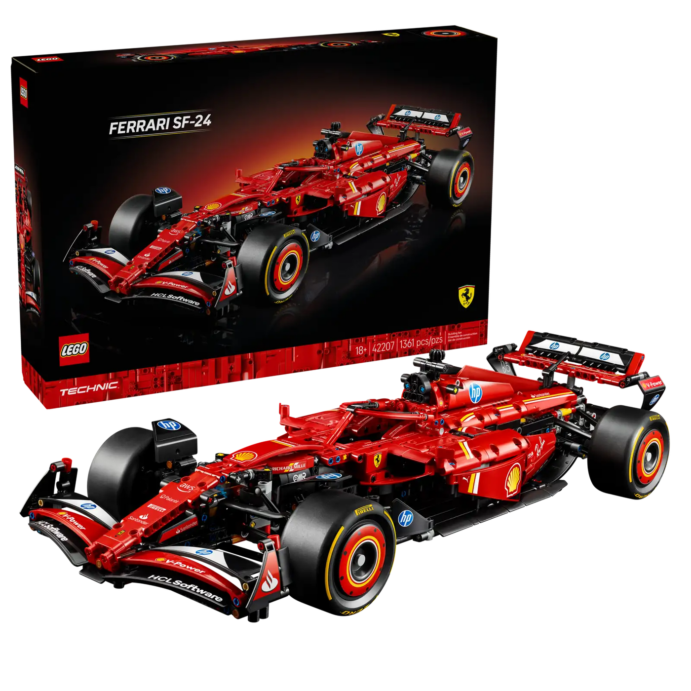 Lego Ferrari SF-24 F1 42207 (1631pcs)