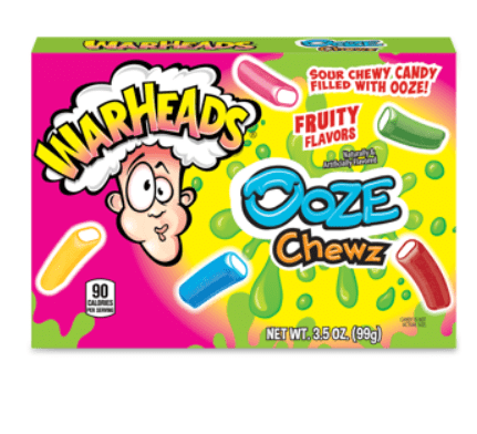 Warheads Ooze Chewz TB 3.5oz