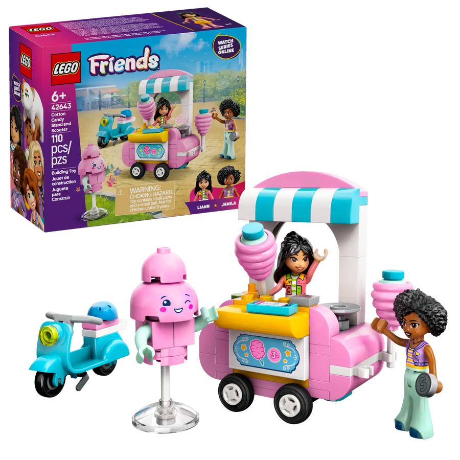 Cotton Candy Stand and Scooter