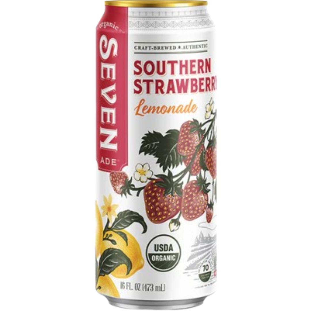 Seven Organic Ice Tea Southern Strawberry & Lemonade 473mL