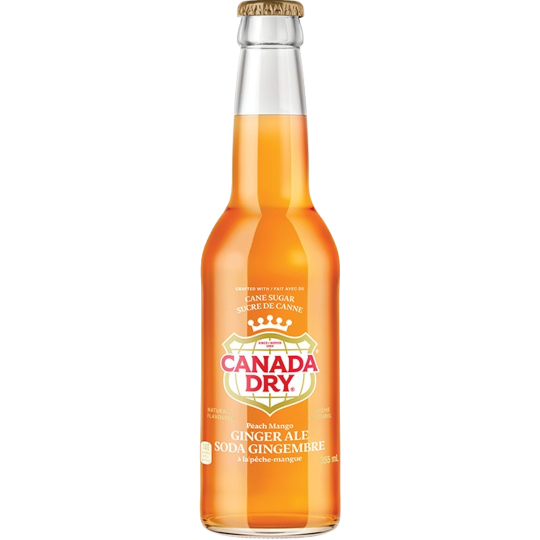 Canada Dry Peach Mango Cane Sugar 355mL