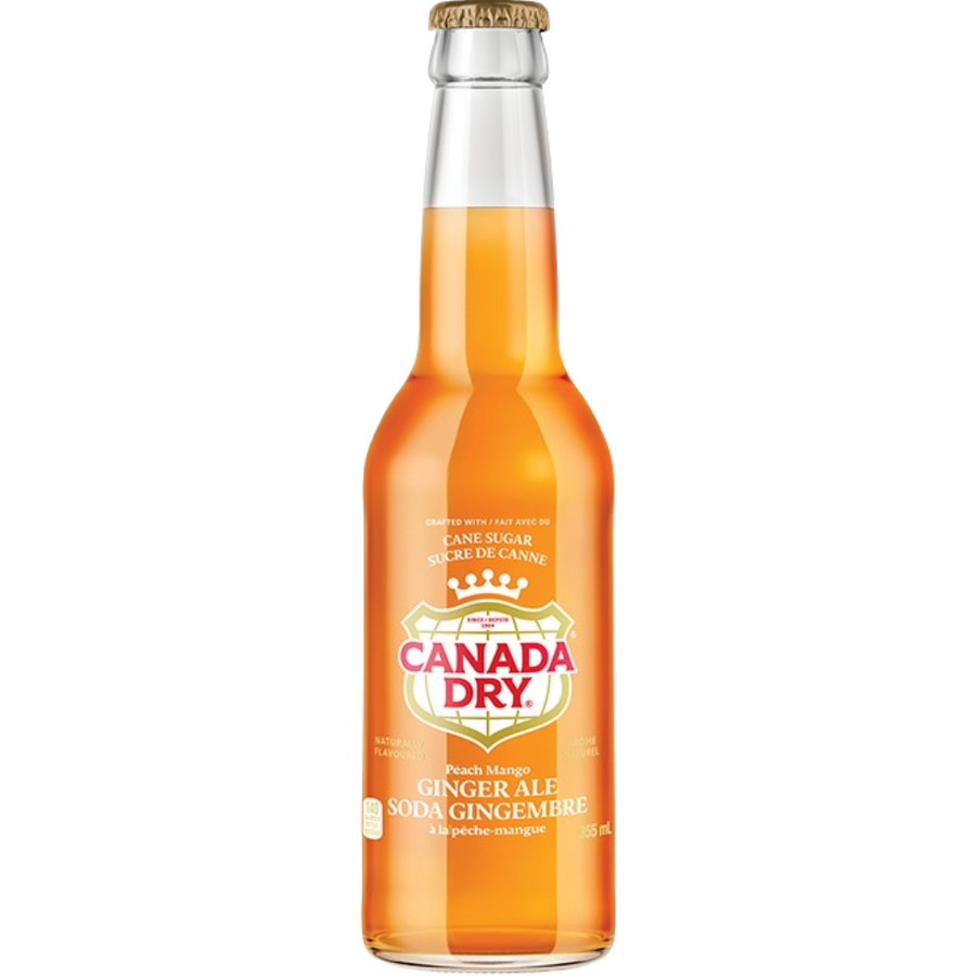 Canada Dry Peach Mango Cane Sugar 355mL