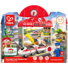 Portable Train Station Set