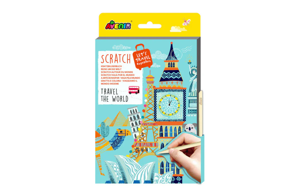 Travel the World Scratch Book