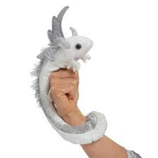 Dragon Wristlet Puppet - Pearl