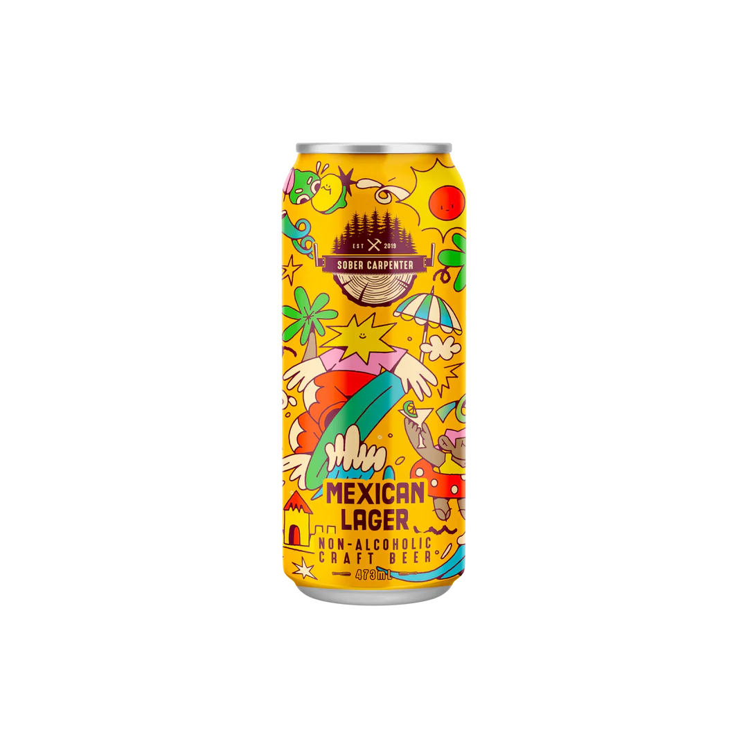 Sober Carpenter - Non-Alcoholic Mexican Lager (Limited Artist Edition)