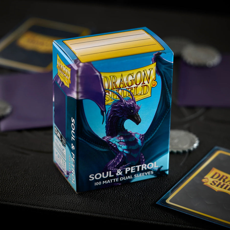 Sleeves: Dragonshield: Matte Dual: Soul & Petrol (100)
