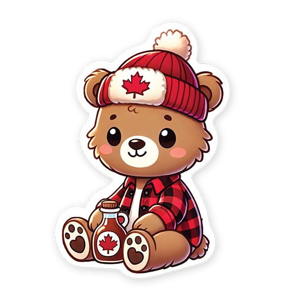 StickerYou - Cute Canada Bear