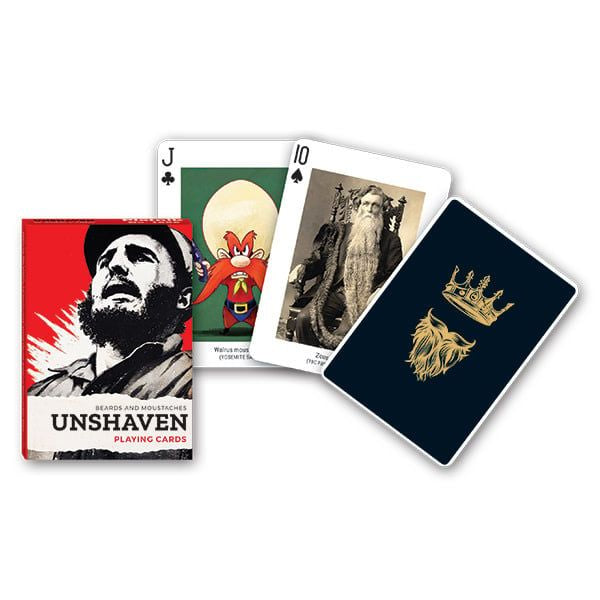 Unshaven Playing Cards