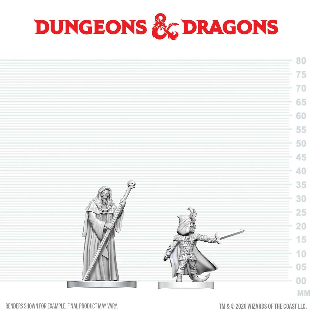 D&D NOLZUR'S MARVELOUS MINIATURES: CULTIST OF BHAAL & CULTIST OF MYRKUL