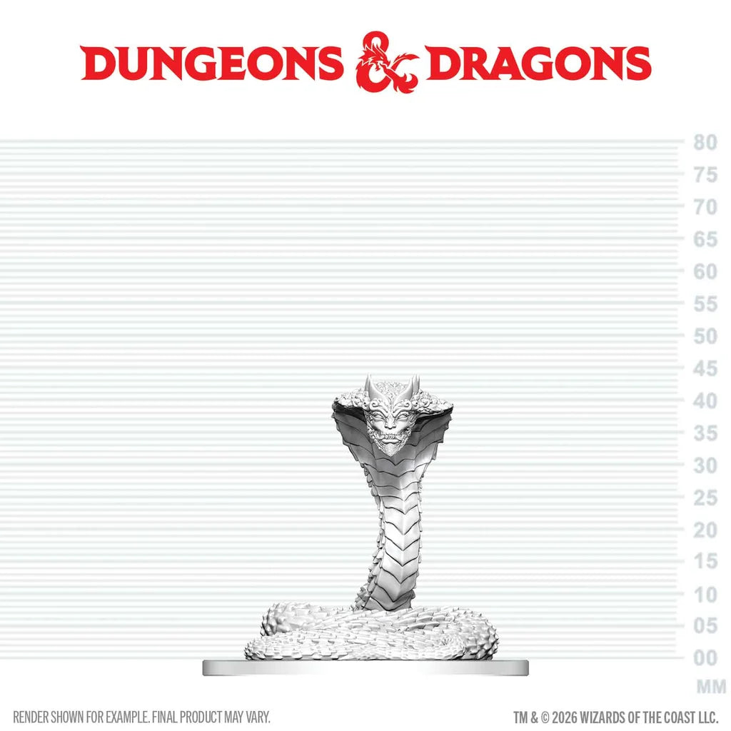 D&D NOLZUR'S MARVELOUS MINIATURES: GUARDIAN NAGA