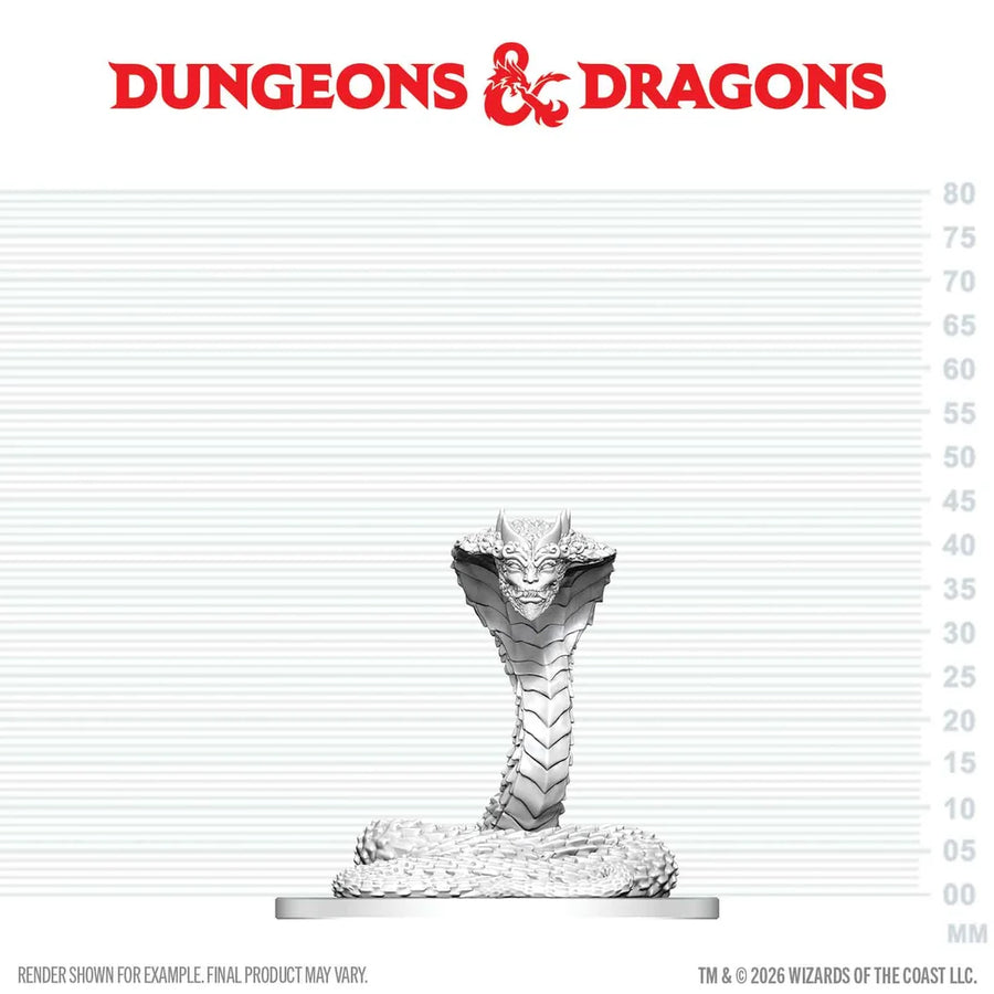 D&D NOLZUR'S MARVELOUS MINIATURES: GUARDIAN NAGA