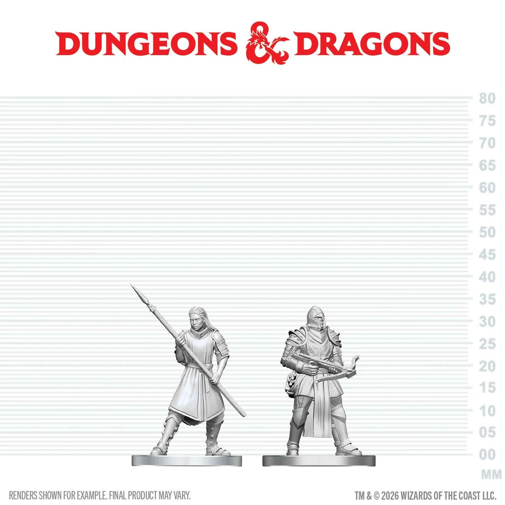 D&D NOLZUR'S MARVELOUS MINIATURES: TOWN GUARDS