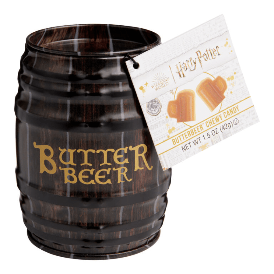 Jelly Belly Harry Potter Butterbeer Barrel Chewy Candy Tin