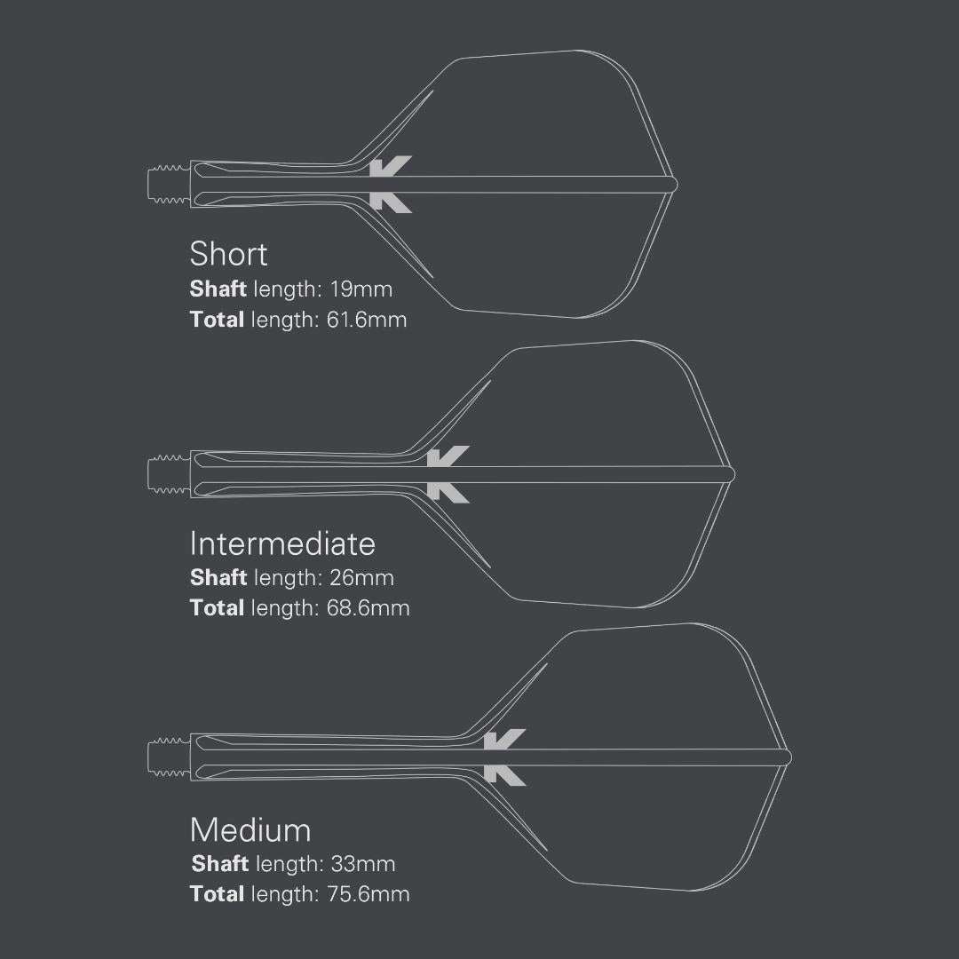 K-Flex Shape No.6 Flight & Shaft Clear- Medium