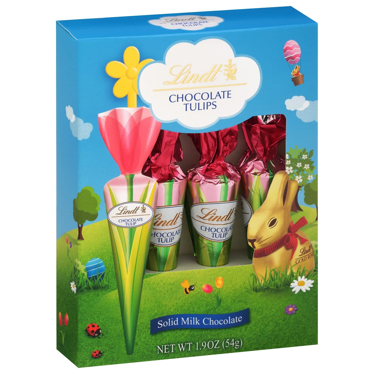 Lindt Chocolate Tulips - Four pack