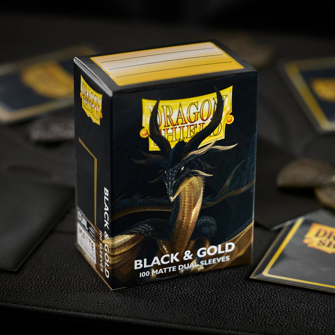 Dragon Shield Matte Dual Black & Gold