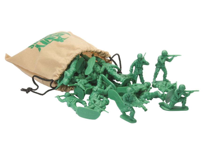 Army Soldiers in a Bag