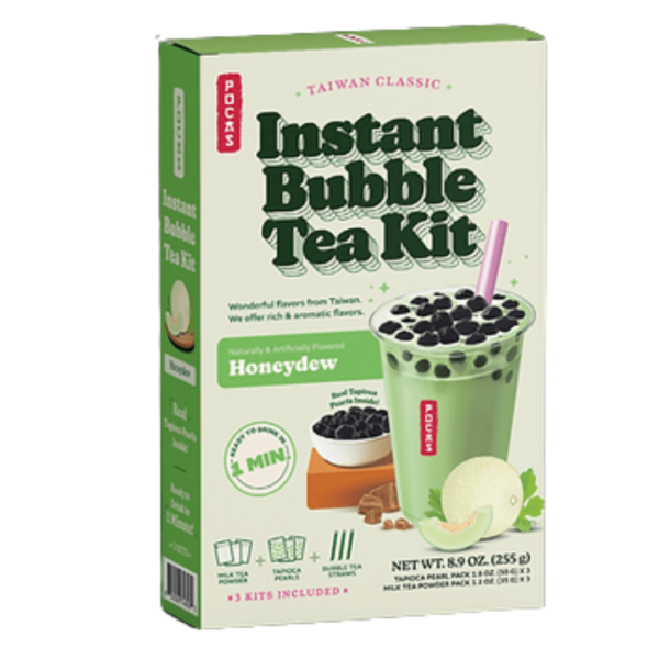 Pocas Instant Bubble tea Kit Honeydew Three Pack