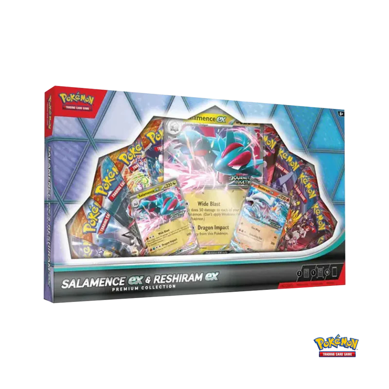 POKEMON PREMIUM COLLECTION SALAMENCE ex & RESHIRAM ex *IN STORE ONLY