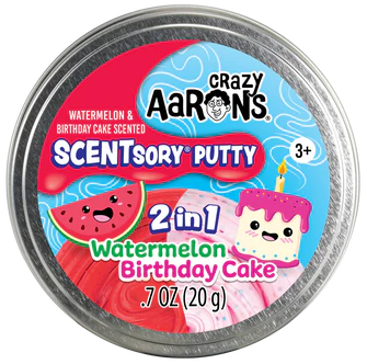 Crazy Aarons Scentsory Putty Duos - Watermelon Birthday Cake