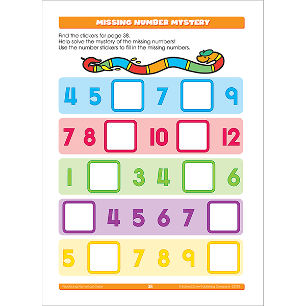 Math Sticker Book