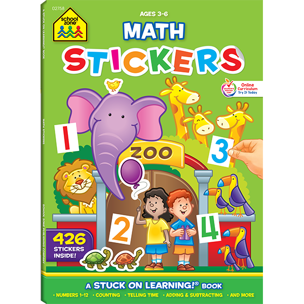 Math Sticker Book