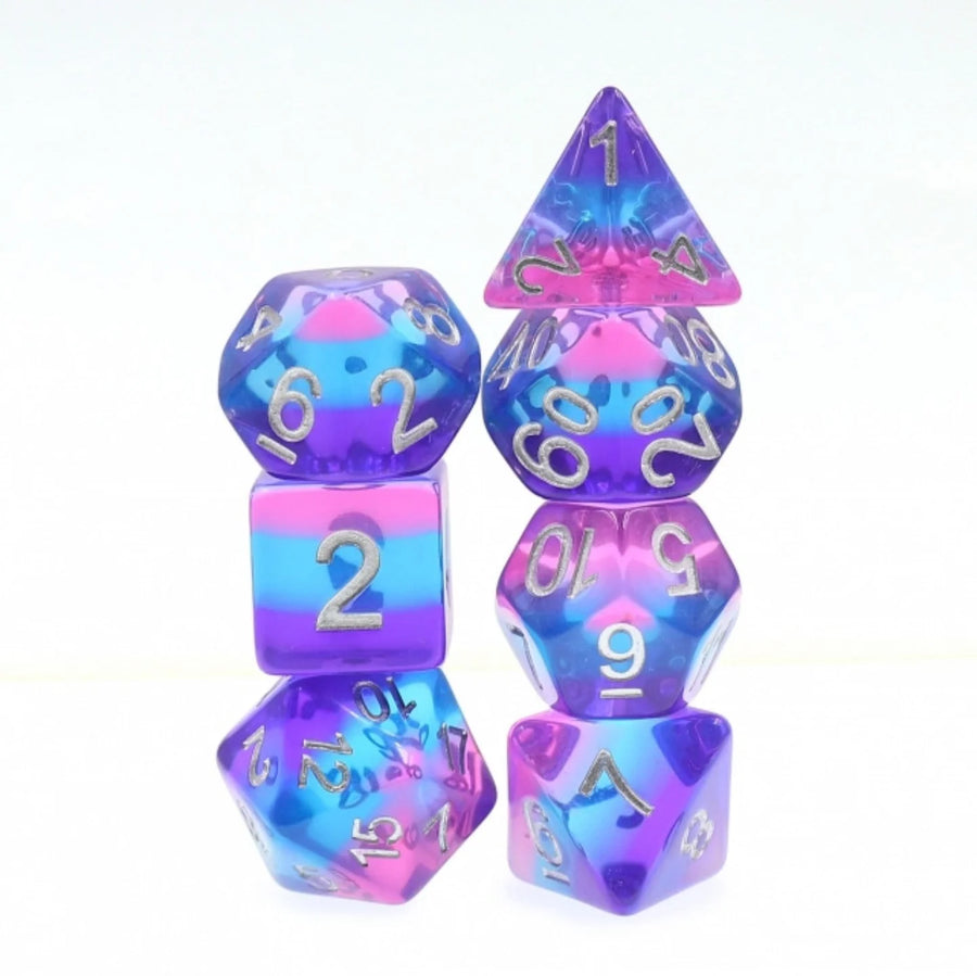 Purple Sky RPG Dice Set