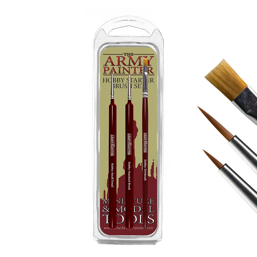 Army Painter: Hobby Starter Brush Set (3)