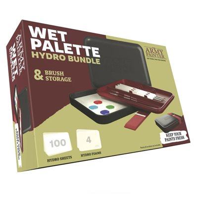 The Army Painter: Wet Palette: Hydro Bundle & Brush Storage