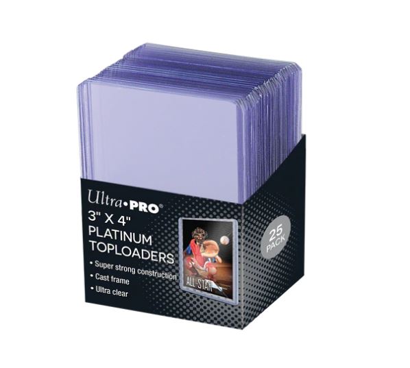 Sleeves: Platinum Toploader: 3" x 4": Clear (25ct)